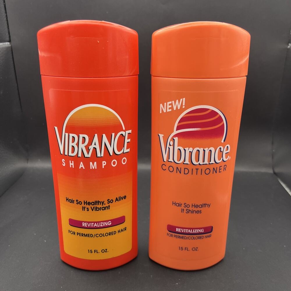 80’s Vibrance Revitalizing Shampoo & Conditioner by Helene Curtis Permed Colored